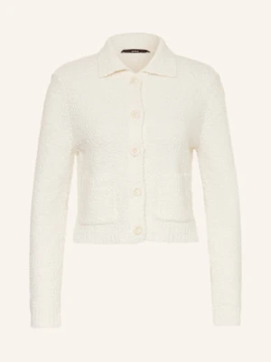 Windsor. Kardigan Z Materiału Bouclé weiss