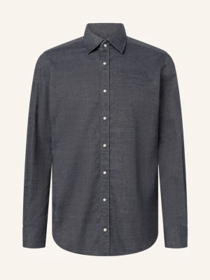 Windsor. Koszula Flanelowa Livio O Kroju Regular Fit blau GRANATOWY