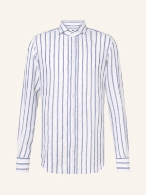 Windsor. Koszula Lniana Lano Slim Fit weiss