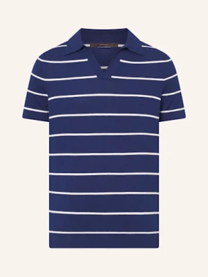 Windsor. Koszulka Polo Z Dzianiny Cashmilo blau