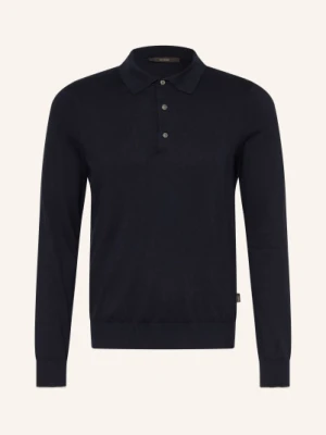 Windsor. Koszulka Polo Z Dzianiny Cashmilo blau GRANATOWY