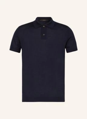 Windsor. Koszulka Polo Z Dzianiny Nando Regular Fit blau