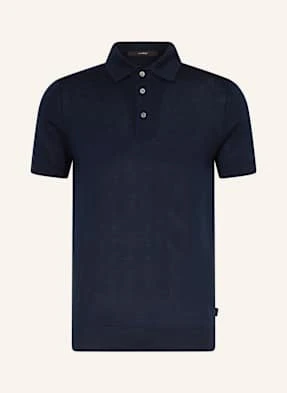 Windsor. Koszulka Polo Z Dzianiny Regular Fit blau