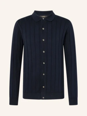 Windsor. Koszulka Z Dzianiny Cashmilo Slim Fit blau GRANATOWY