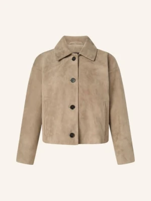 Windsor. Kurtka Skórzana beige