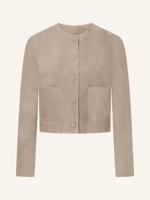 Windsor. Kurtka Skórzana beige JASNOBRĄZOWY