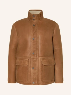 Windsor. Kurtka Skórzana braun