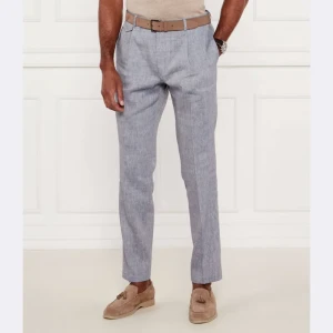 Windsor Lniane spodnie chino Silvi | Shaped fit | z dodatkiem wełny