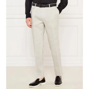 Windsor Lniane spodnie chino Silvi | Shaped fit | z dodatkiem wełny