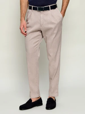 Windsor Lniane spodnie Flero2-D | Regular Fit