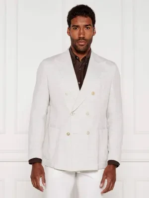 Windsor Marynarka 13 Salino | Shaped fit | z dodatkiem lnu