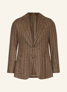Windsor. Marynarka Garniturowa Giorno Shaped Fit Z Flaneli braun