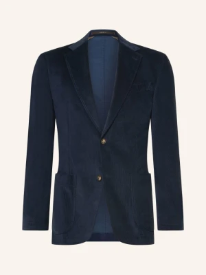 Windsor. Marynarka Garniturowa Giro Shaped Fit Z Sztruksu blau 425 Medium Blue 425