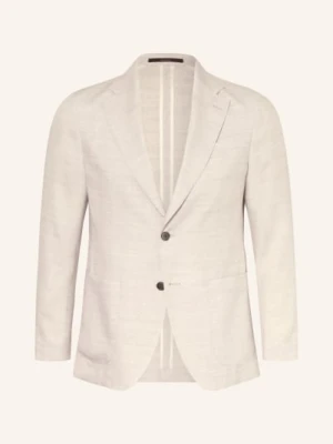 Windsor. Marynarka Giorno O Kroju Extra Slim Fit Z Lnu beige