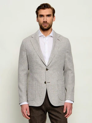 Windsor Marynarka Giro | Slim Fit | z dodatkiem lnu