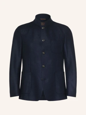 Windsor. Marynarka Tesso Shaped Fit blau GRANATOWY