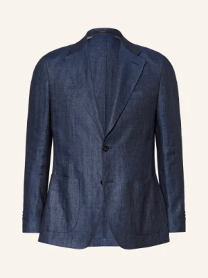 Windsor. Marynarka Z Lnu Giro Shaped Fit blau