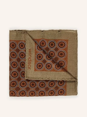 Windsor. Poszetka Z Dodatkiem Jedwabiu beige