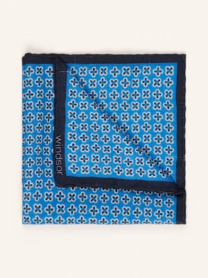 Windsor. Poszetka Z Dodatkiem Jedwabiu blau