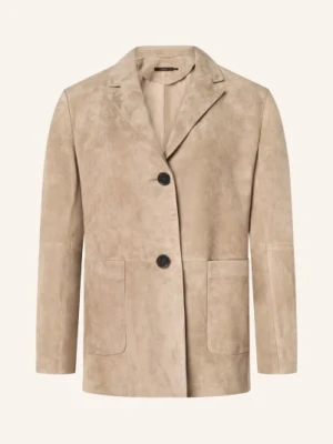 Windsor. Skórzana Marynarka beige