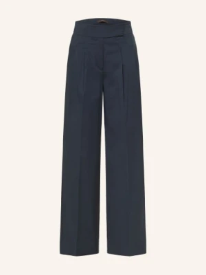 Windsor. Spodnie Z Marszczeniami blau