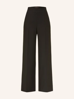 Windsor. Spodnie Z Marszczeniami schwarz