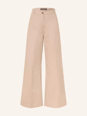 Windsor. Spodnie Z Materiału Typu Marlene beige