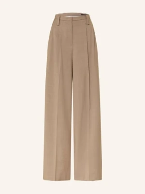 Windsor. Spodnie Z Materiału Typu Marlene beige