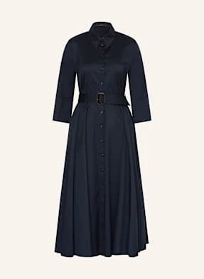 Windsor. Sukienka Koszulowa Z Rękawami 3/4 blau
