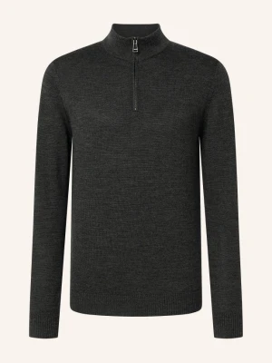 Windsor. Sweter Typu Troyer Nando-Qz grau CZIEMNOSZARY