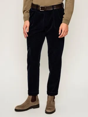 Windsor Sztruksowe spodnie 13 Sapo30 | Regular Fit