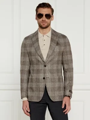 Windsor Wełniana marynarka 13 Giorno | Shaped fit | z dodatkiem kaszmiru