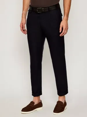 Windsor Wełniane spodnie 13 Sapo | Regular Fit