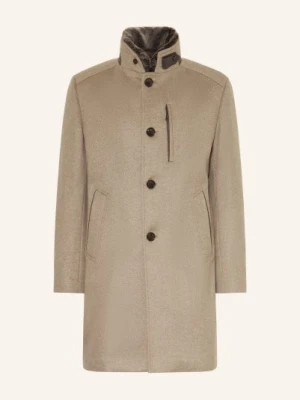Windsor. Wełniany Płaszcz rivano3 Z Odpinanym Kołnierzem beige