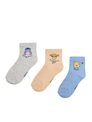 Winnie The Pooh Skarpety długie CEO-ACCCS-AW25-212WTP(3-PACK) Niebieski