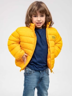 Wiosenna kurtka przejściowa chłopięca ze stójką - żółta Minoti
