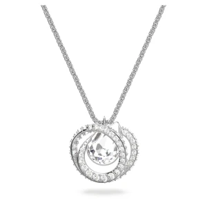 Wisiorek Generation, Biały, Powłoka z rodu Swarovski