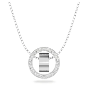 Wisiorek Hollow, Biały, Powłoka z rodu Swarovski