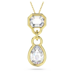 Wisiorek Imber, Szlify różnorodne, Biały, Powłoka w odcieniu złota Swarovski