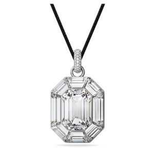Wisiorek Lucent, Szlif ośmiokątny, Biały Swarovski
