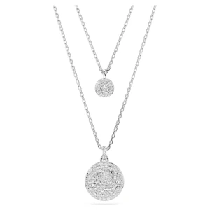 Wisiorek warstwowy Sublima, Biały, Powłoka z rodu Swarovski
