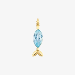 Wisiorek Z 14-Karatowego Złota Z Topazem Medallions - Tous Rozmiar