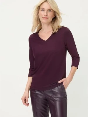 Wiskozowa bluzka damska Edda z dekoltem V – Liaison en Vogue Olsen