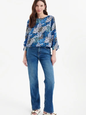 Wiskozowa bluzka z nadrukiem w drobne kwiaty Greenpoint