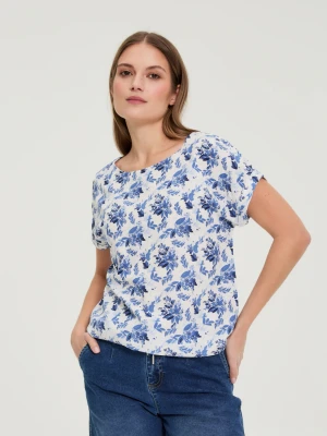 Wiskozowa koszula biała Moodo