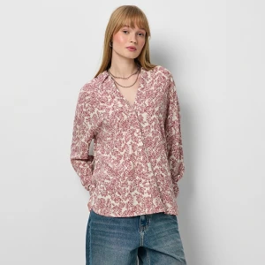 Wiskozowa koszula z długim rękawem we wzór paisley House