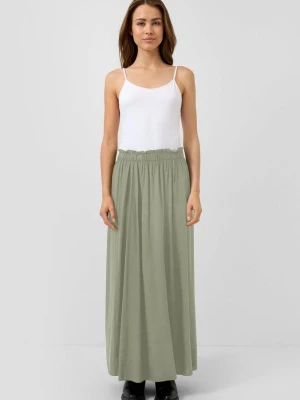 Wiskozowa spódnica maxi QS petrolowy
