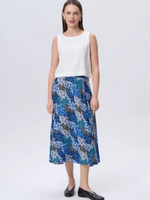Wiskozowa spódnica z nadrukiem typu łączka Greenpoint