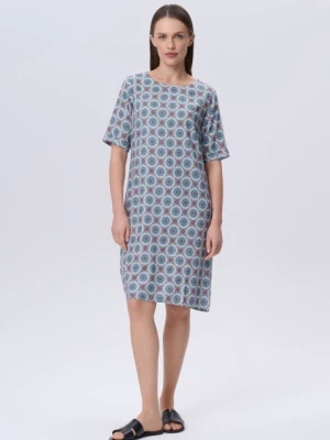 Wiskozowa sukienka z nadrukiem etno Greenpoint