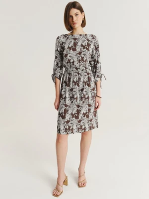 Wiskozowa sukienka z nadrukiem paisley Greenpoint